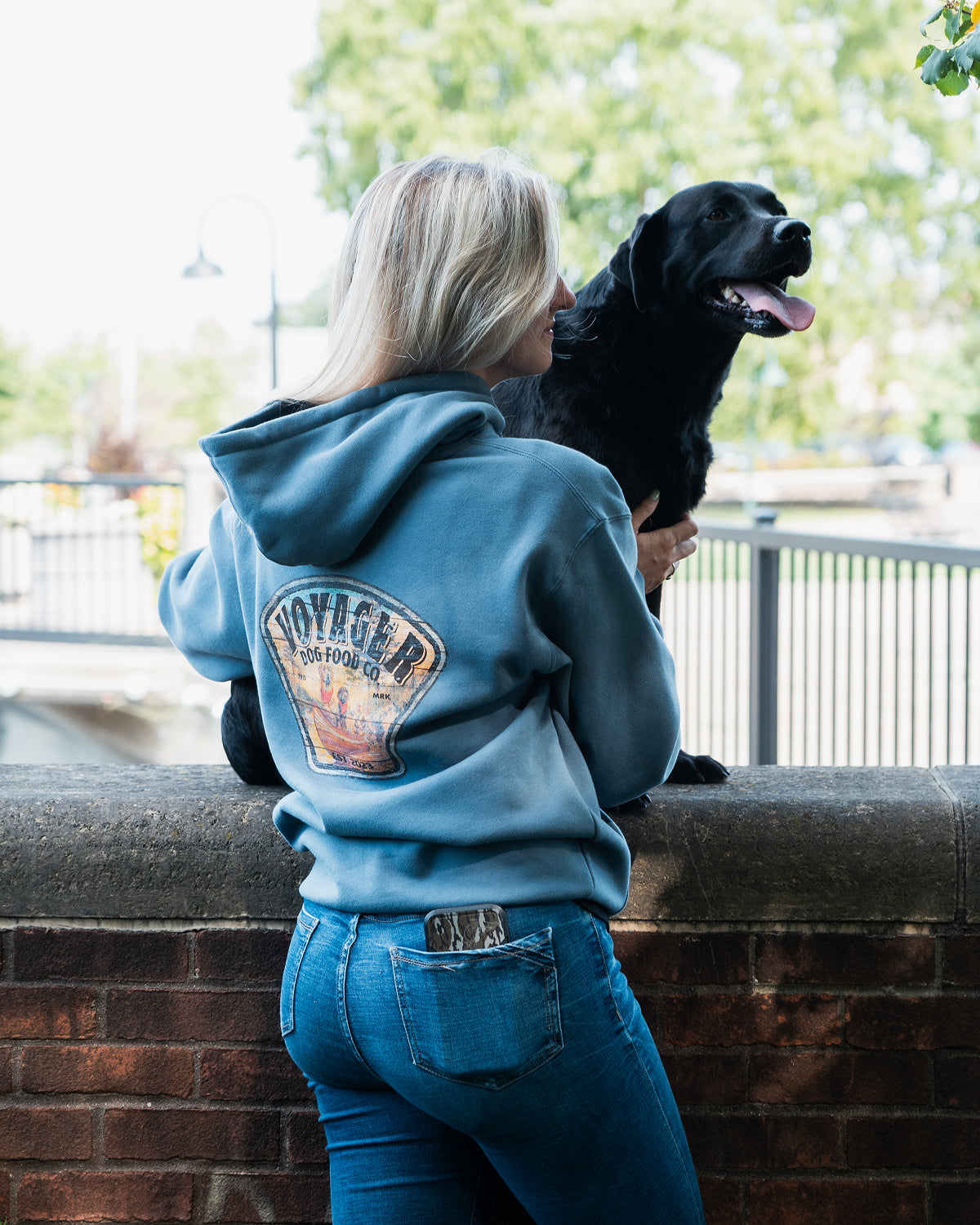 "Dog’s Best Friend" Hoodie, Blue