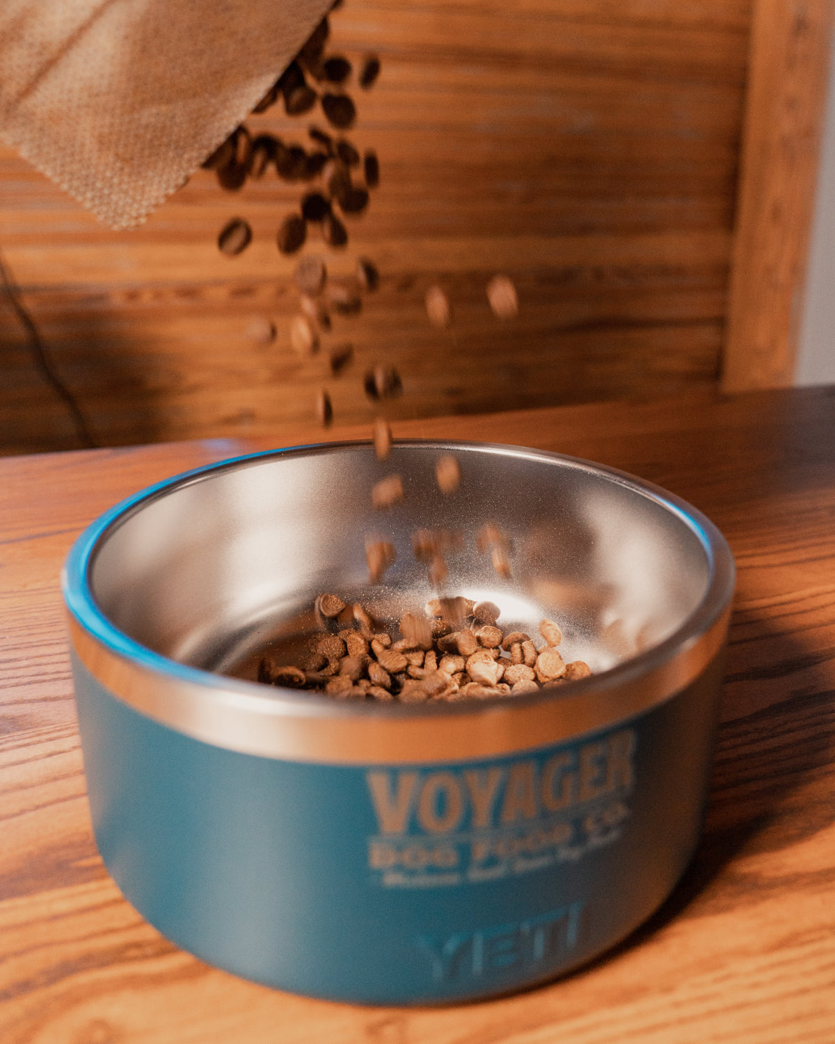 Voyager Dog Food Co. Custom YETI Dog Bowl